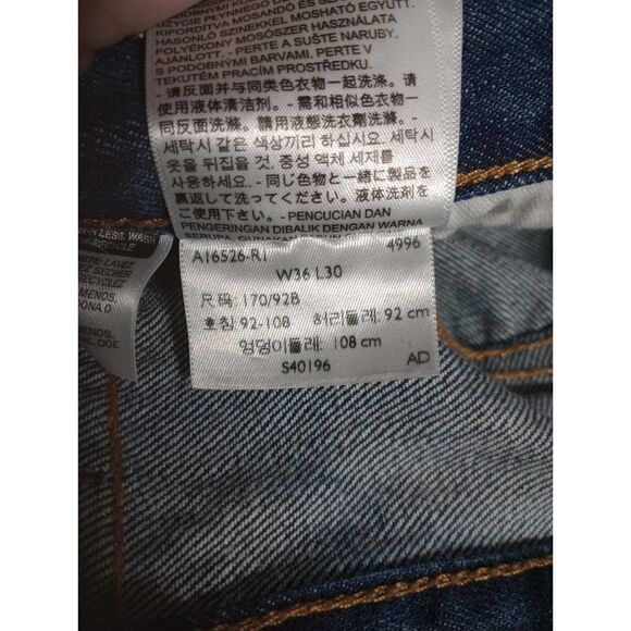 Levi's Jeans Men's 36‎ 30 Button Fly 501 - Picture 5 of 8